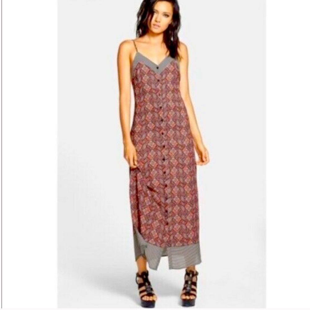 ASTR Sleeveless Boho Maxi Dress